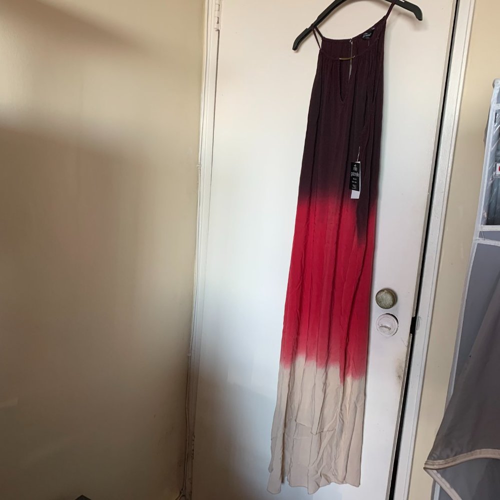 MLLE GABRIELLE Plus BOHO High Neck Jewel Maxi Dress SIZE 3X NWT - Picture 6 of 12